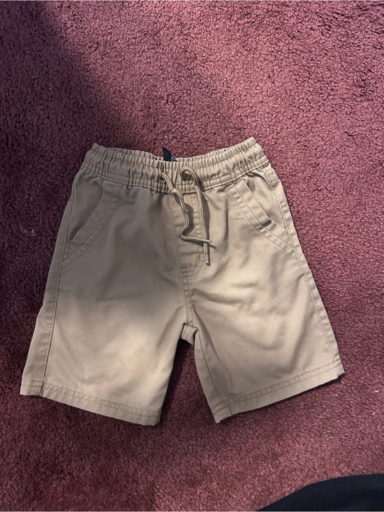 Quad Seven Other - Kids' Tan Elastic-Waist Pull-On Shorts